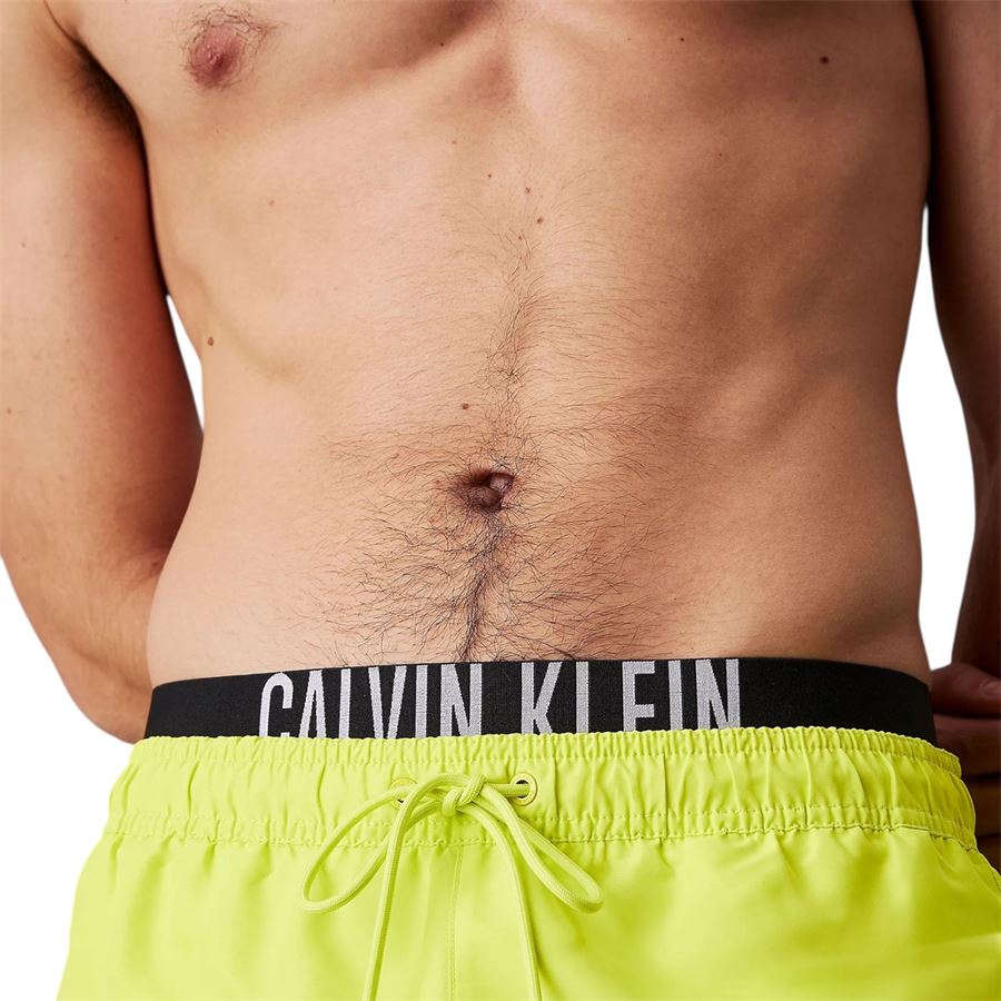 Costume a pantaloncino corti con fascia in vita doppia da uomo - Intense Power Calvin Klein | KM0KM01093LRF
